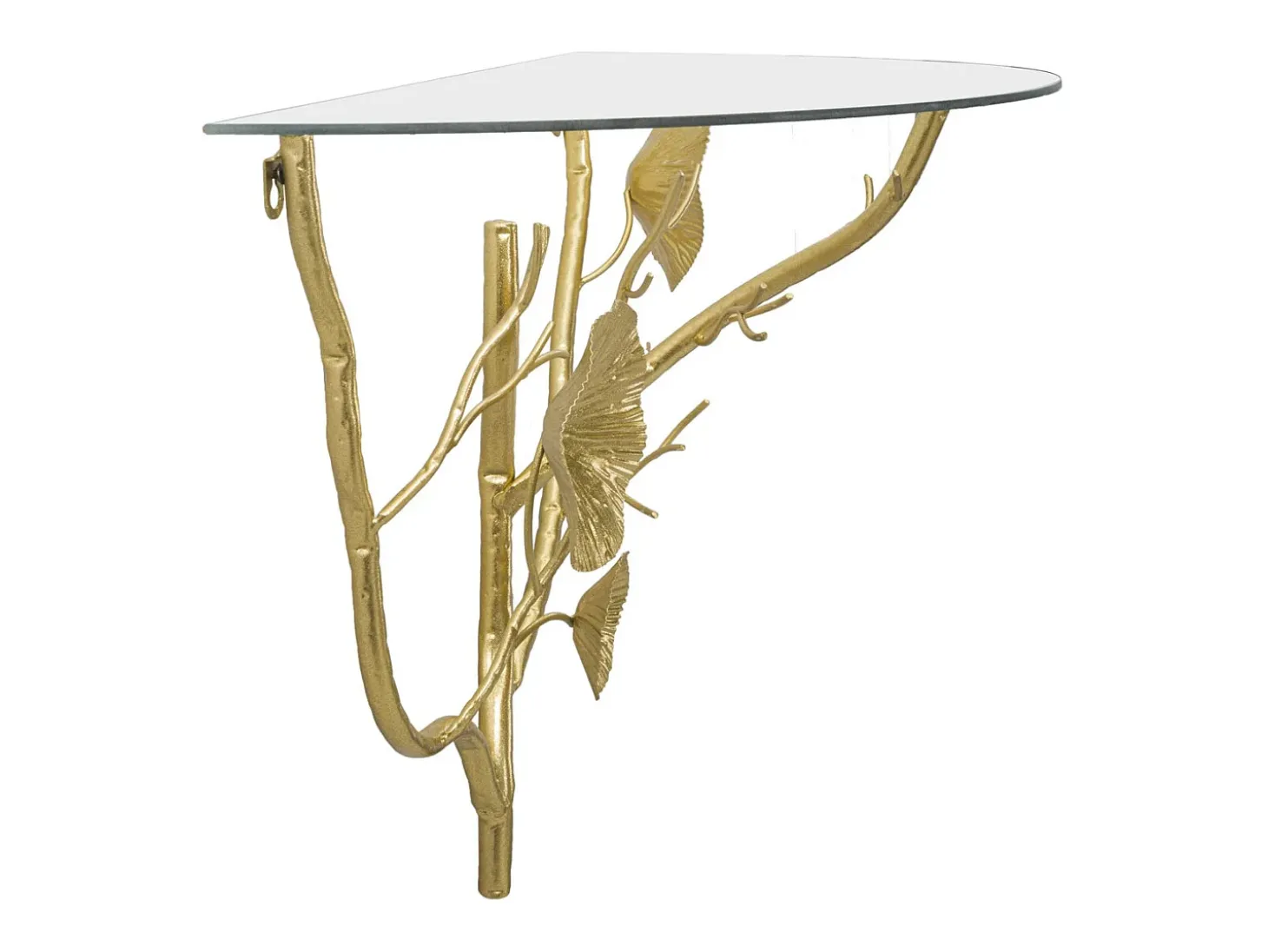 Estante Hoja 58, Oro, 60x30x40 cm, Kendra Home