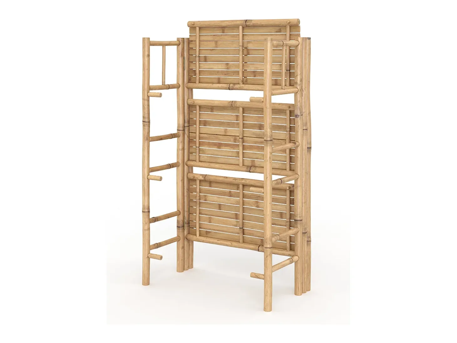 Estante rectangular plegable de bambú - Bami