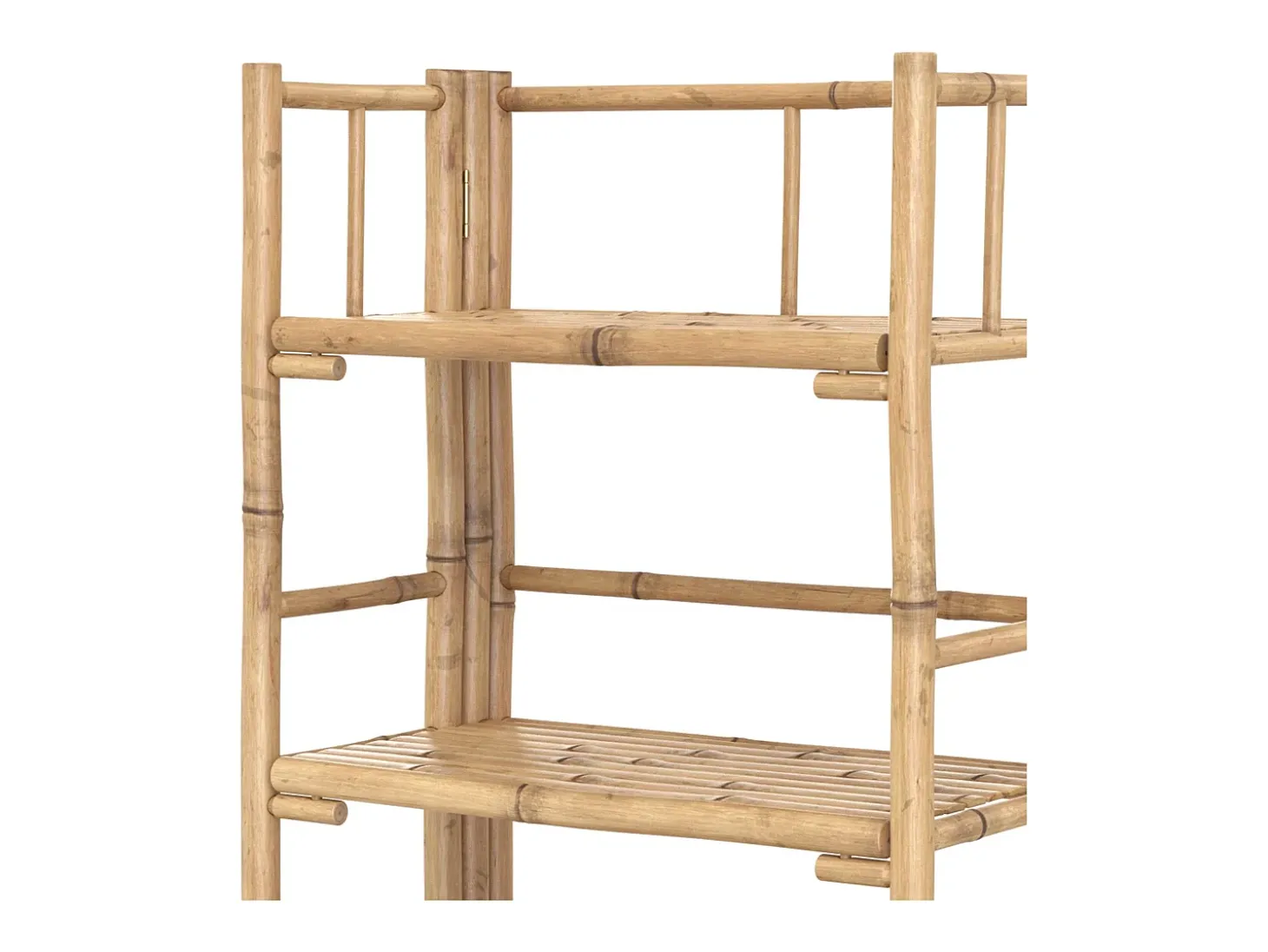 Estante rectangular plegable de bambú - Bami