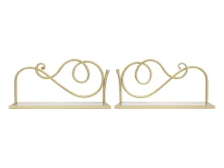 Estante VKH226, Oro, 41,5x18x20,5 cm, Kendra Home