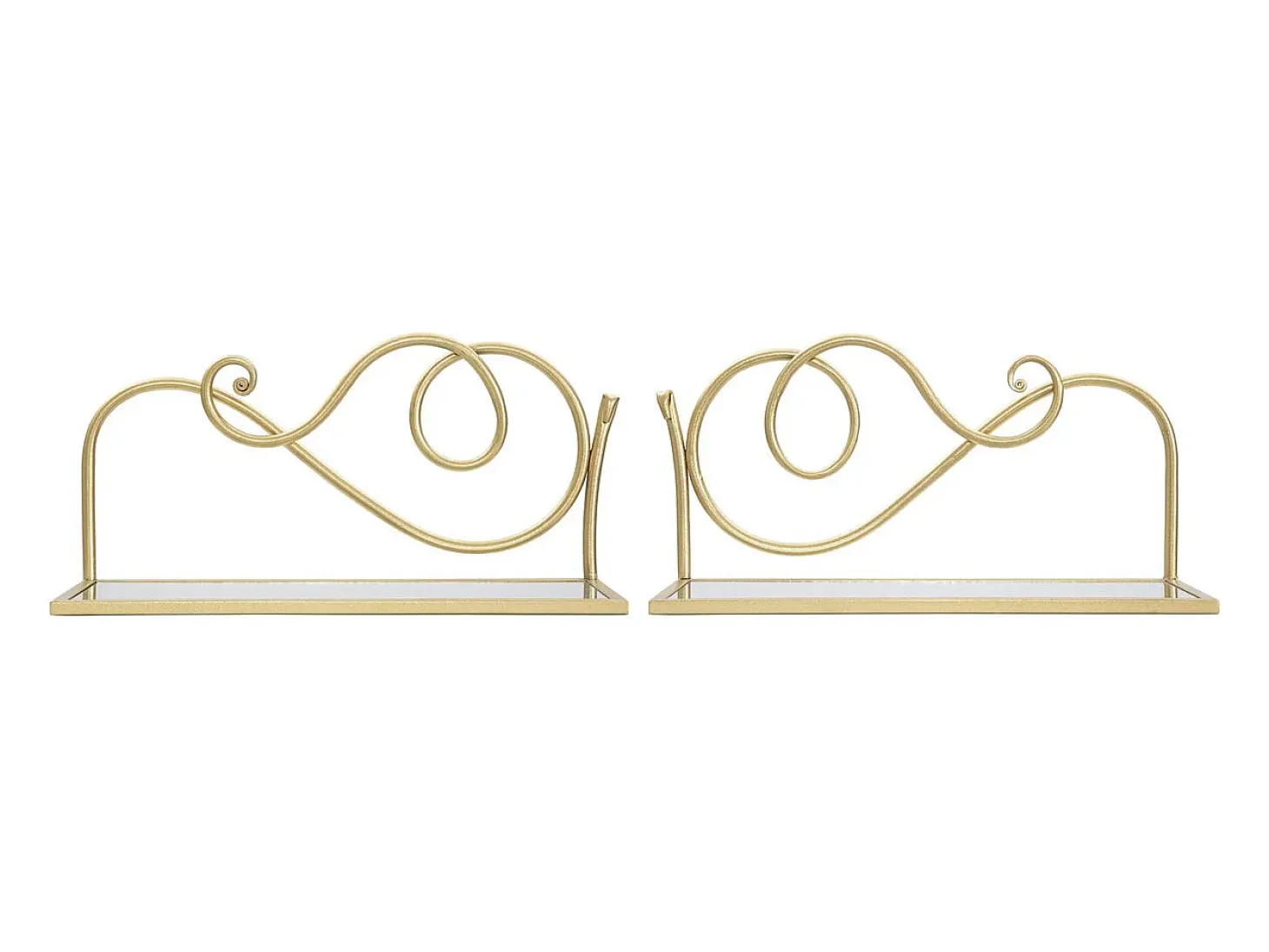 Estante VKH226, Oro, 41,5x18x20,5 cm, Kendra Home