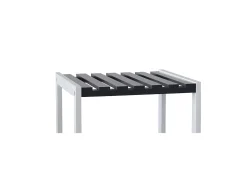 Estantería 3 baldas modelo Nature acabado blanco/gris, 34cm(ancho) 80cm(alto) 30cm(fondo)