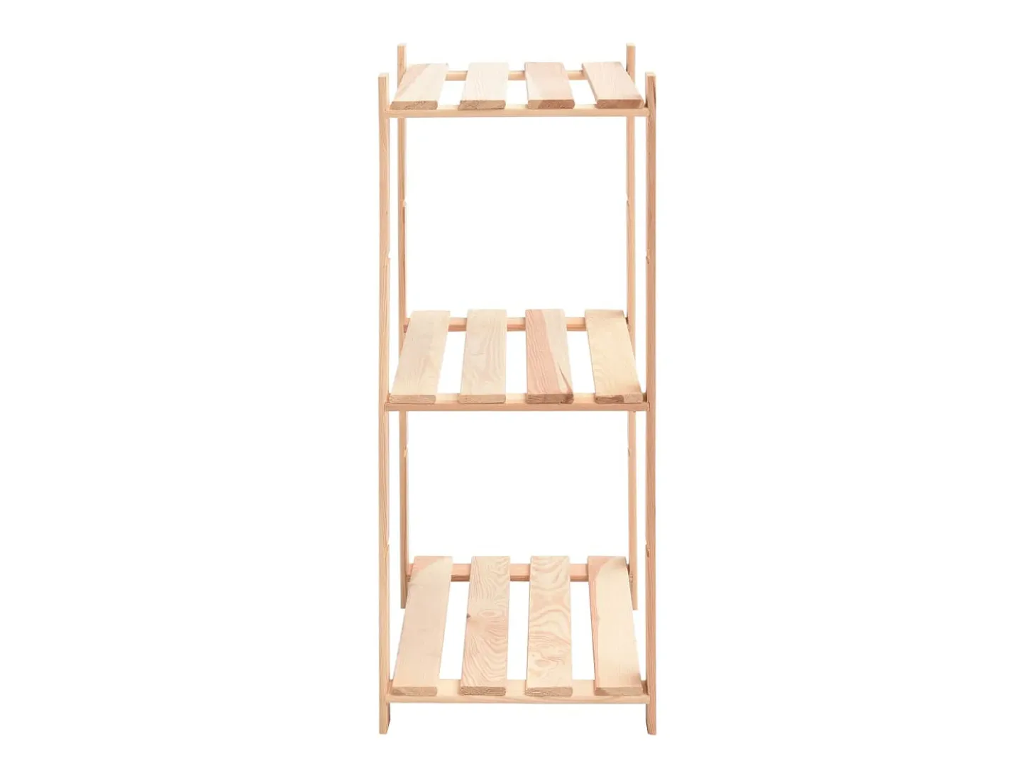 Estantería 3 niveles 5 unidades madera pino maciza 150 kg ES319682