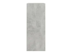 Estantería 2 niveles contrachapada gris hormigón 80x30x76,5cm