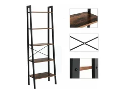 Estantería 5 Niveles Estilo Industrial - H172 cm