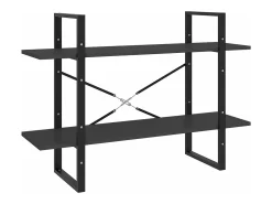 Estantería 5 niveles madera ingeniería gris 100x30x175 cm