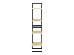 Estantería 4 niveles madera maciza de pino 40x30x140 cm