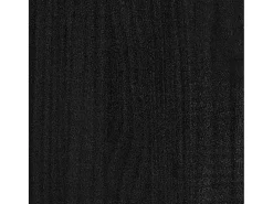 Estantería 4 niveles madera maciza de pino negro 80x30x140 cm