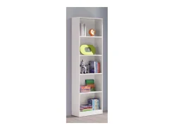 Estantería aglomerado blanco 180x52x25cm