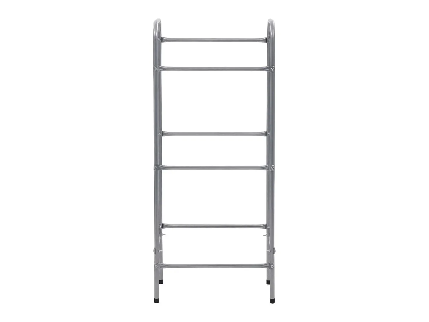 Estantería almacenaje para 3 cajas acero plateado 50x33x116 cm ES740605