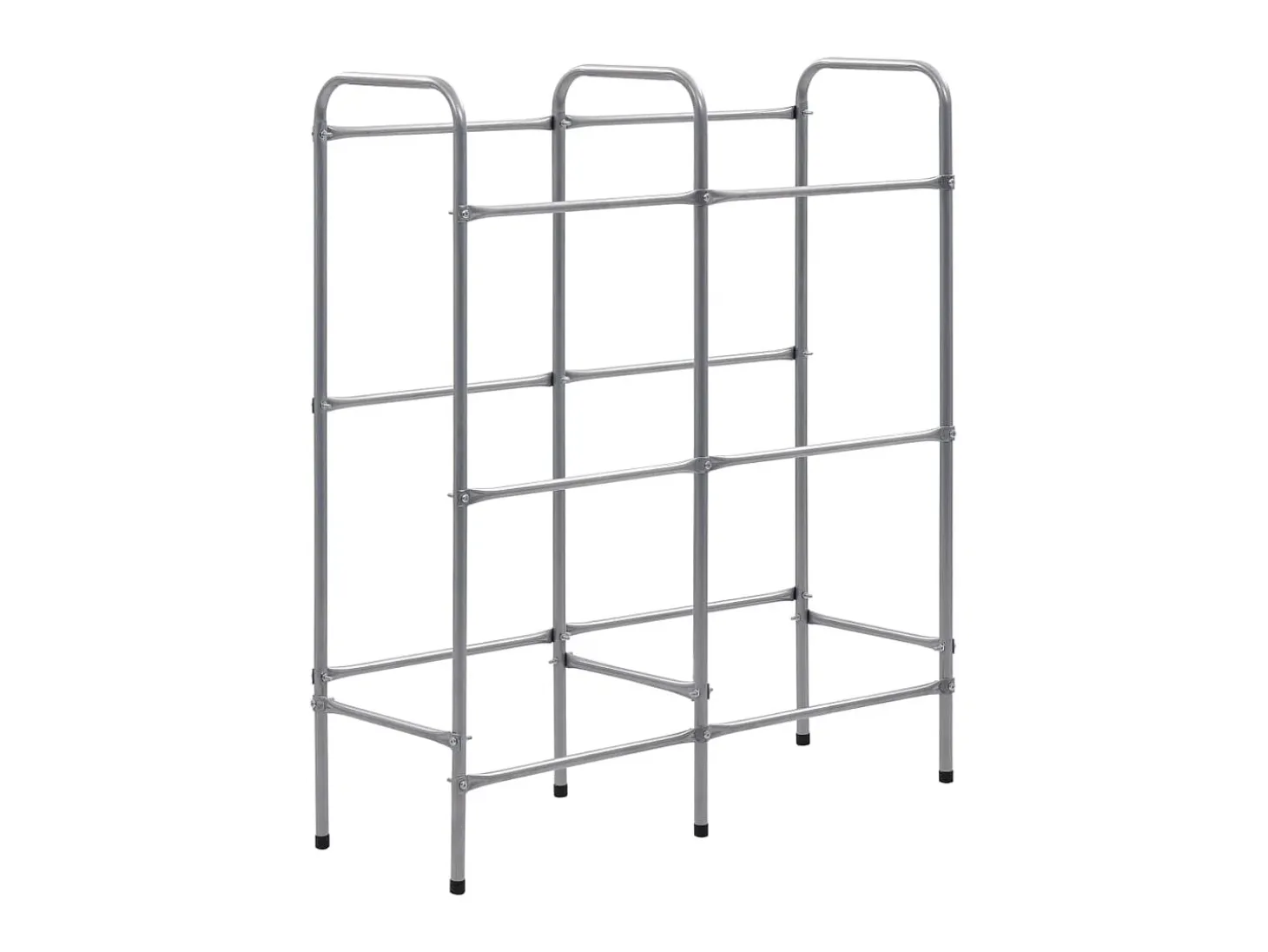 Estantería almacenaje para 6 cajas acero plateado 96x33x116 cm ES452409
