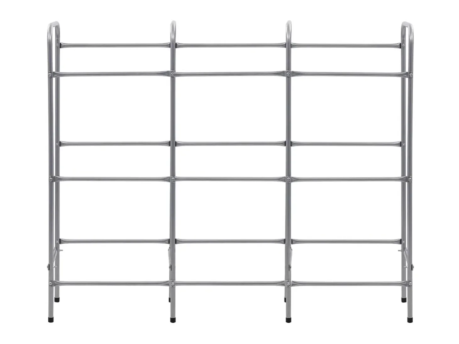 Estantería almacenaje para 9 cajas acero plateado 145x33x116 cm ES963189