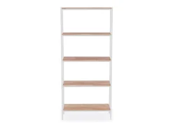 Estantería alta Jack 5 estantes roble Nordish/blanco 180x80x28 cm Adec