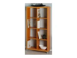 Estantería alta kubox 2x4 acabado maple, 146 cm(alto)76 cm(ancho)29 cm(fondo) .