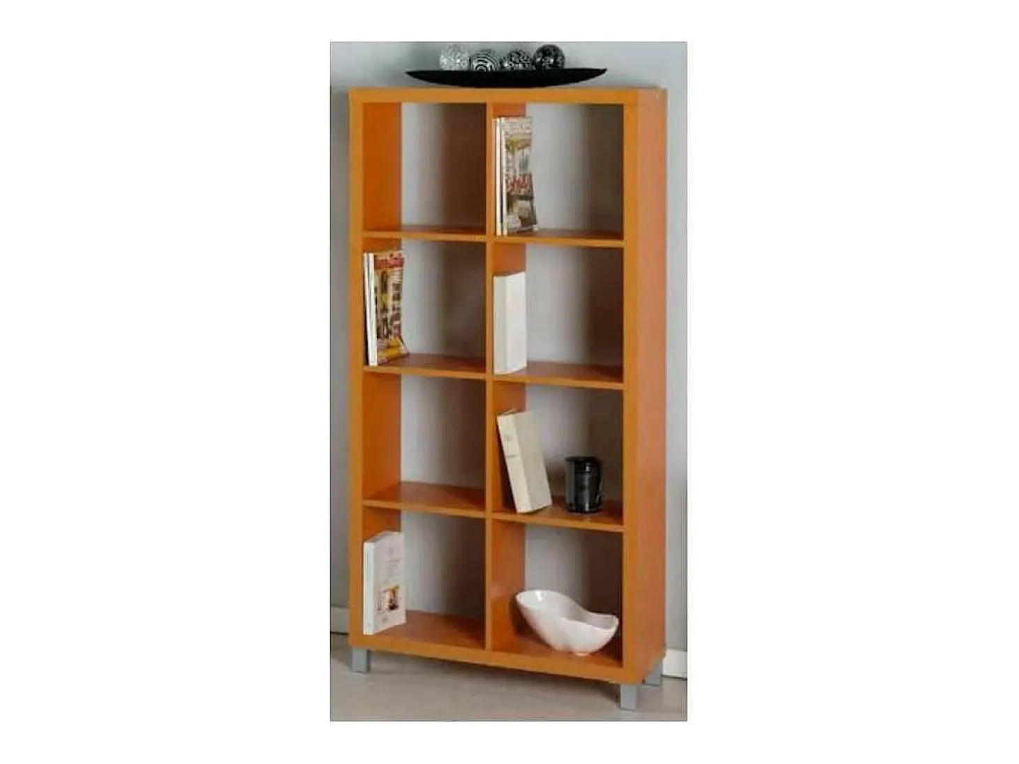 Estantería alta kubox 2x4 acabado maple, 146 cm(alto)76 cm(ancho)29 cm(fondo) .