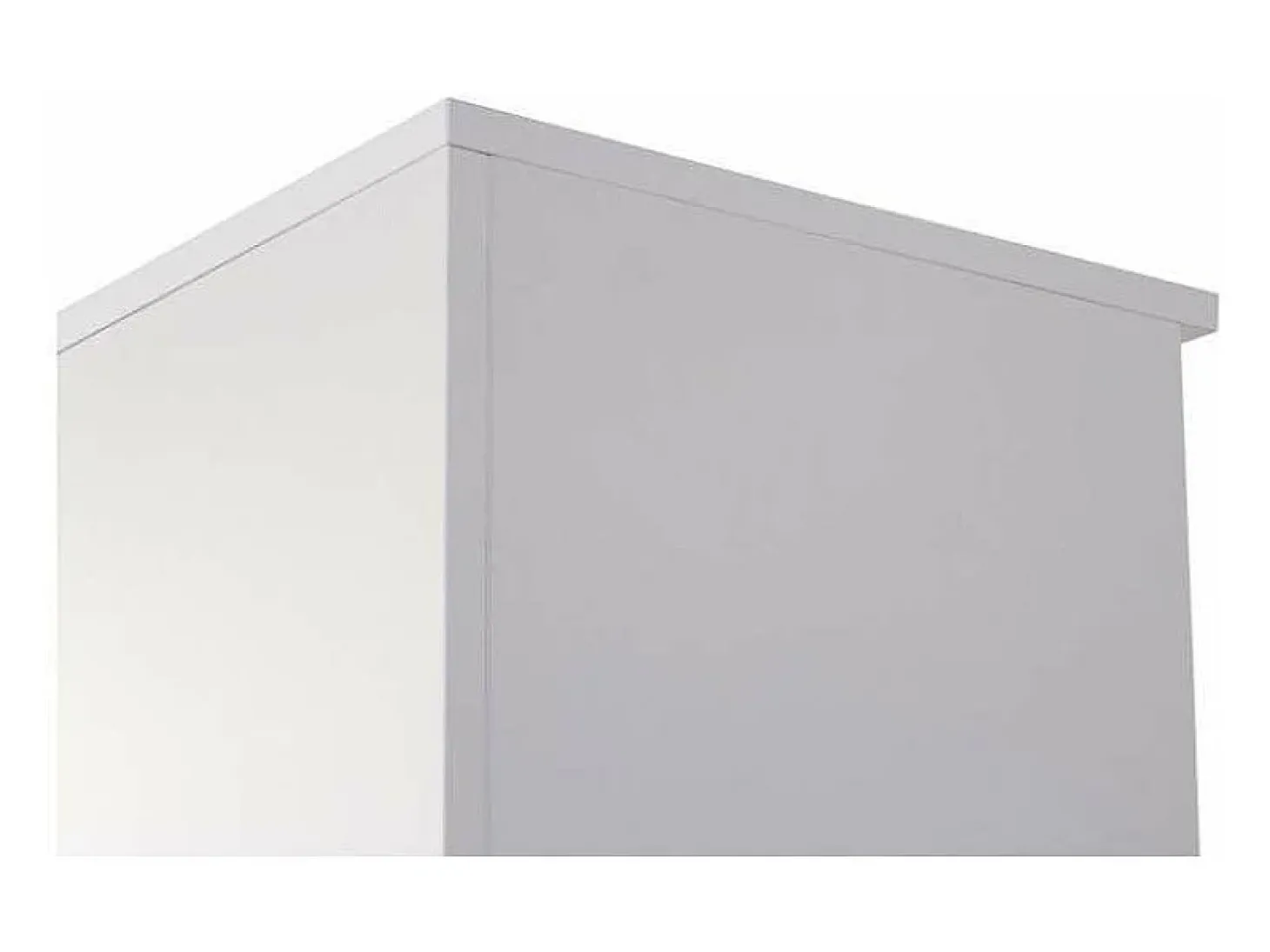 Estantería alta para oficina o estudio acabado blanco, 208.8 cm(alto)93 cm(ancho)42.5 cm(