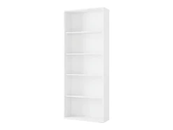 Estantería Alta Scaled Moderna Blanco 76x197x33 cm
