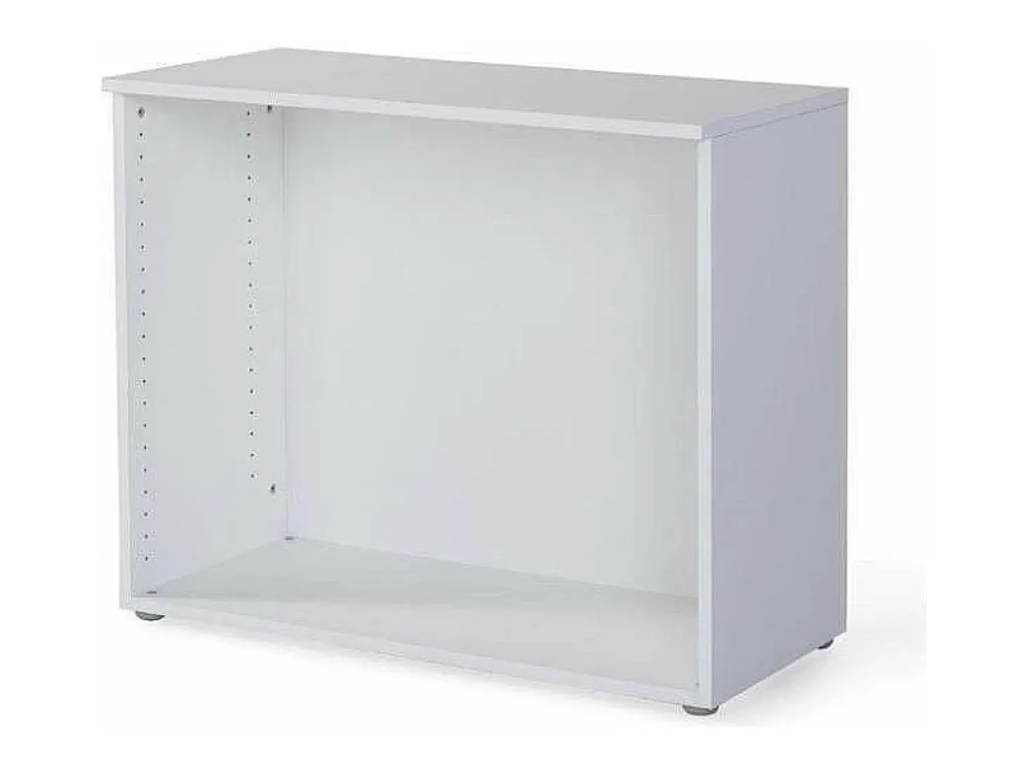 Estantería baja para oficina o estudio acabado blanco, 77.6 cm(alto)93 cm(ancho)42.5 cm(f
