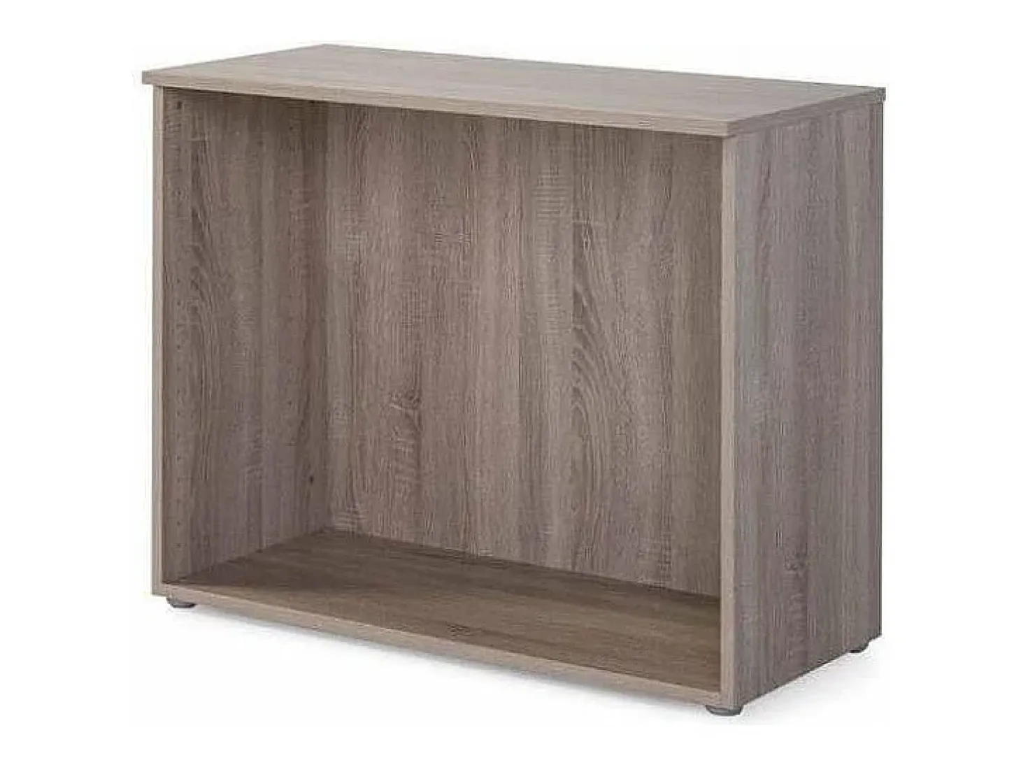 Estantería baja para oficina o estudio acabado olmo claro, 77.6 cm(alto)93 cm(ancho)42.5