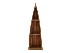 Estantería barca madera maciza reciclada 39x27x127 cm