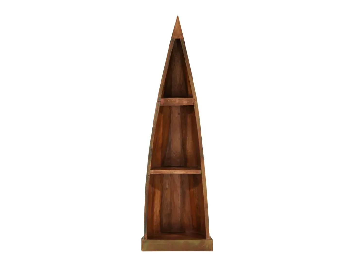 Estantería barca madera maciza reciclada 39x27x127 cm