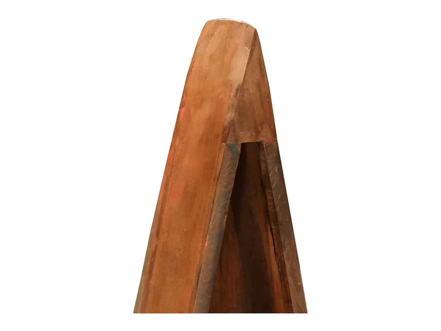 Estantería barca madera maciza reciclada 39x27x127 cm
