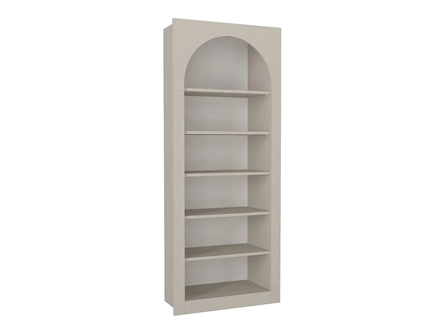 Estantería con 6 estantes - Beige - CYMORA
