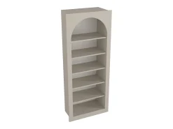 Estantería con 6 estantes - Beige - CYMORA