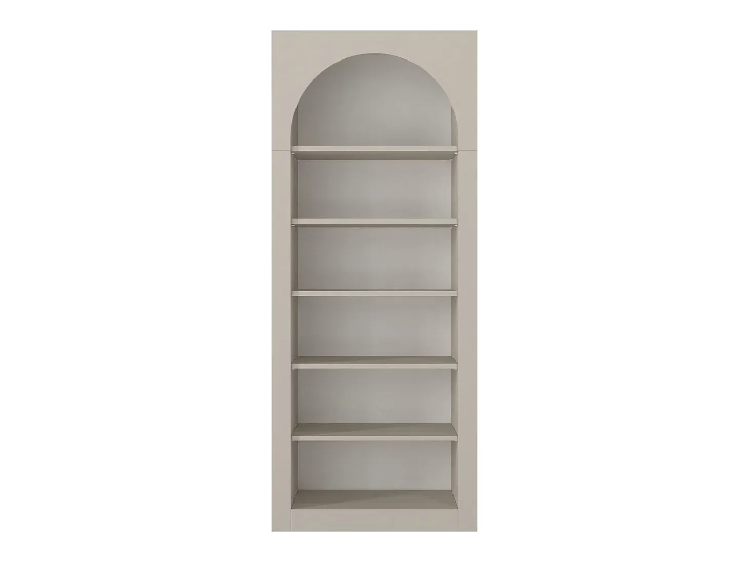 Estantería con 6 estantes - Beige - CYMORA