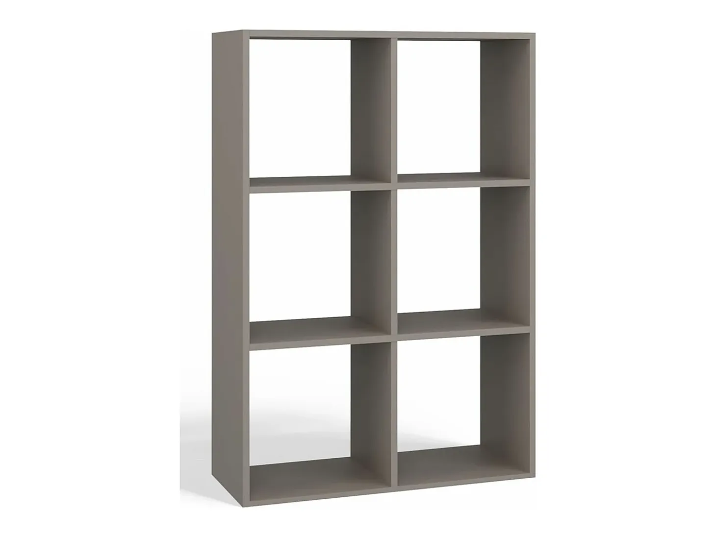 Estantería con 6 estantes - 110 cm - Gris - MALAX