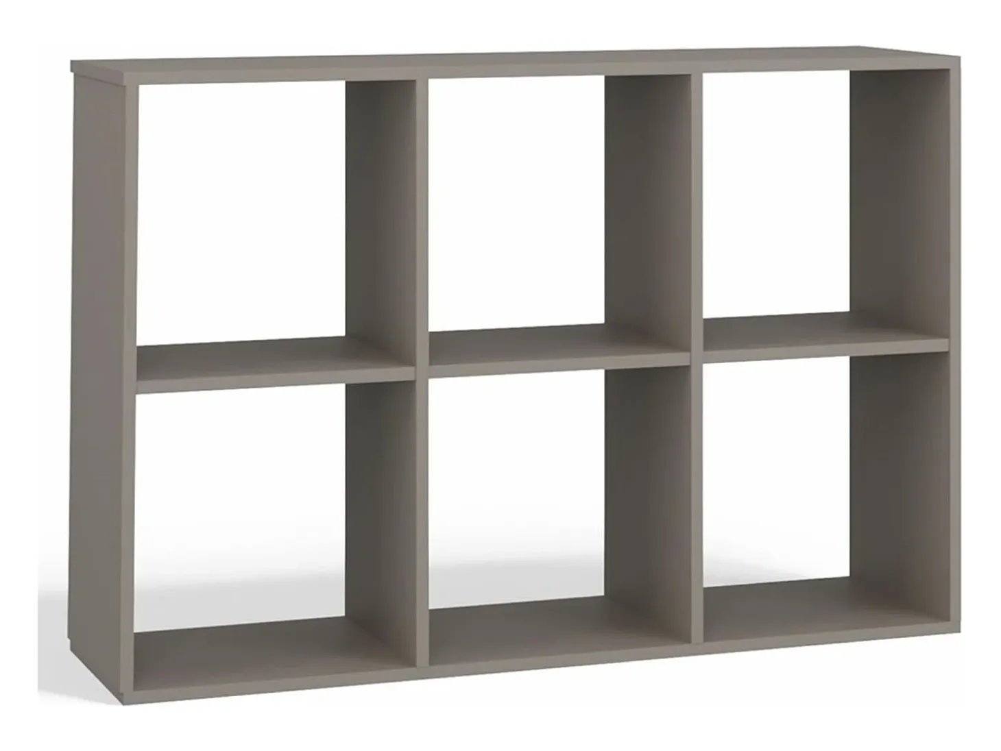 Estantería con 6 estantes - 110 cm - Gris - MALAX