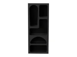Estantería con 5 estantes estilo contemporáneo - Negro - LUELA