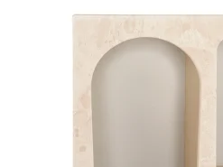 Estantería con 5 huecos - Efecto mármol beige - LUELA
