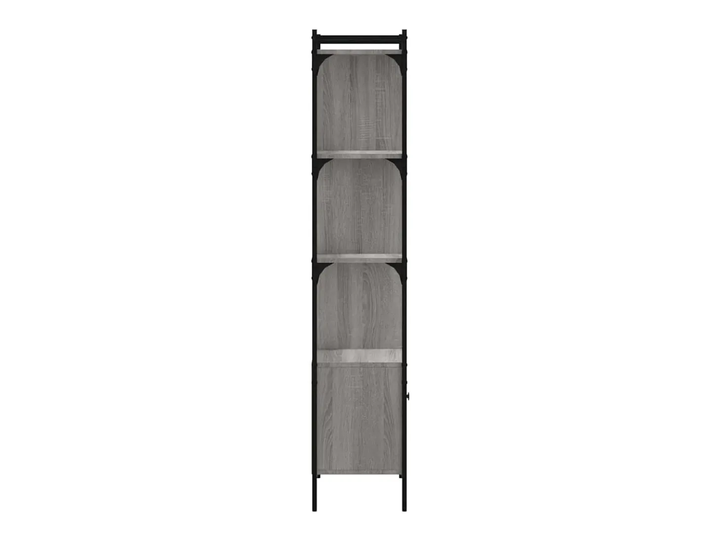 Estantería con puerta madera gris Sonoma 44,5x30x154,5 cm