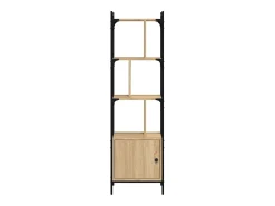 Estantería con puerta madera roble Sonoma 44,5x30x154,5 cm