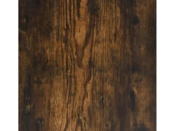 Estantería con puertas madera roble ahumado 76,5x30x154,5 cm