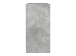 Estantería con puertas madera de ingeniería gris 204x37x75 cm