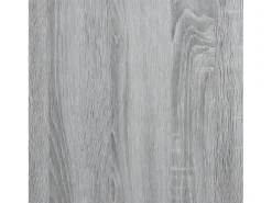 Estantería con puertas madera gris Sonoma 204x37x75 cm