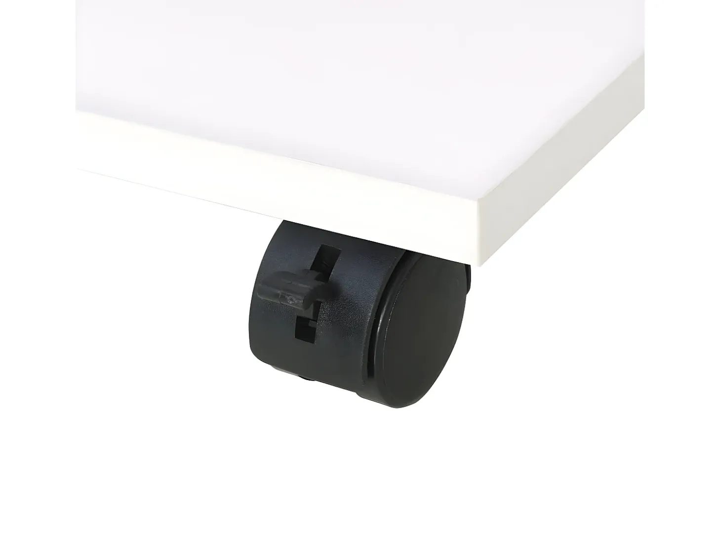 Estantería con ruedas 50x35x42 cm blanca