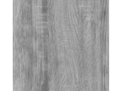 Estantería contrachapada y acero gris Sonoma 100x33x100 cm