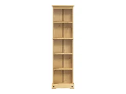 Estantería Corona madera maciza de pino 46x20x170 cm
