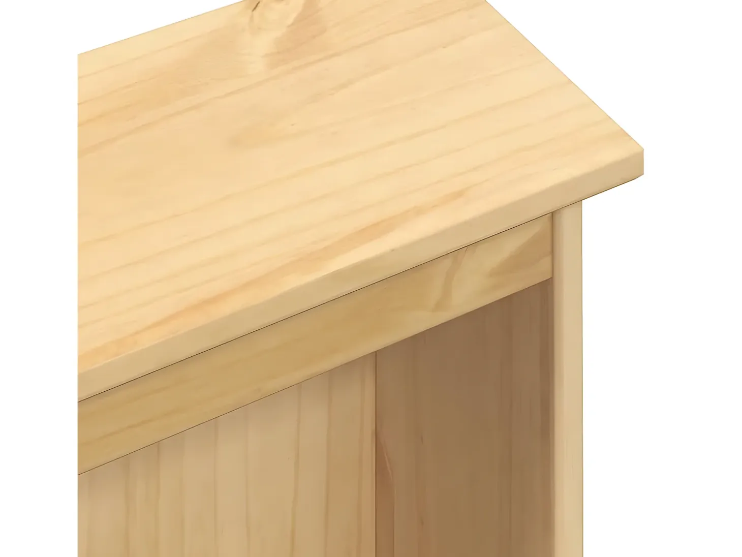 Estantería Corona madera maciza de pino 46x20x170 cm