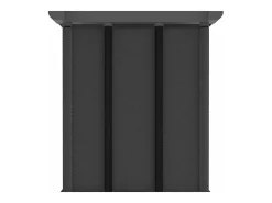 Estantería de 5 cubos con cajas tela gris 103x30x72,5 cm
