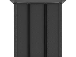Estantería de 12 cubos con cajas tela gris 103x30x141 cm ES138627