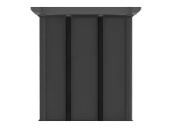 Estantería de 12 cubos de tela gris 103x30x141 cm