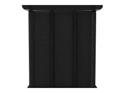 Estantería de 9 cubos de tela negro 103x30x107,5 cm ES828338