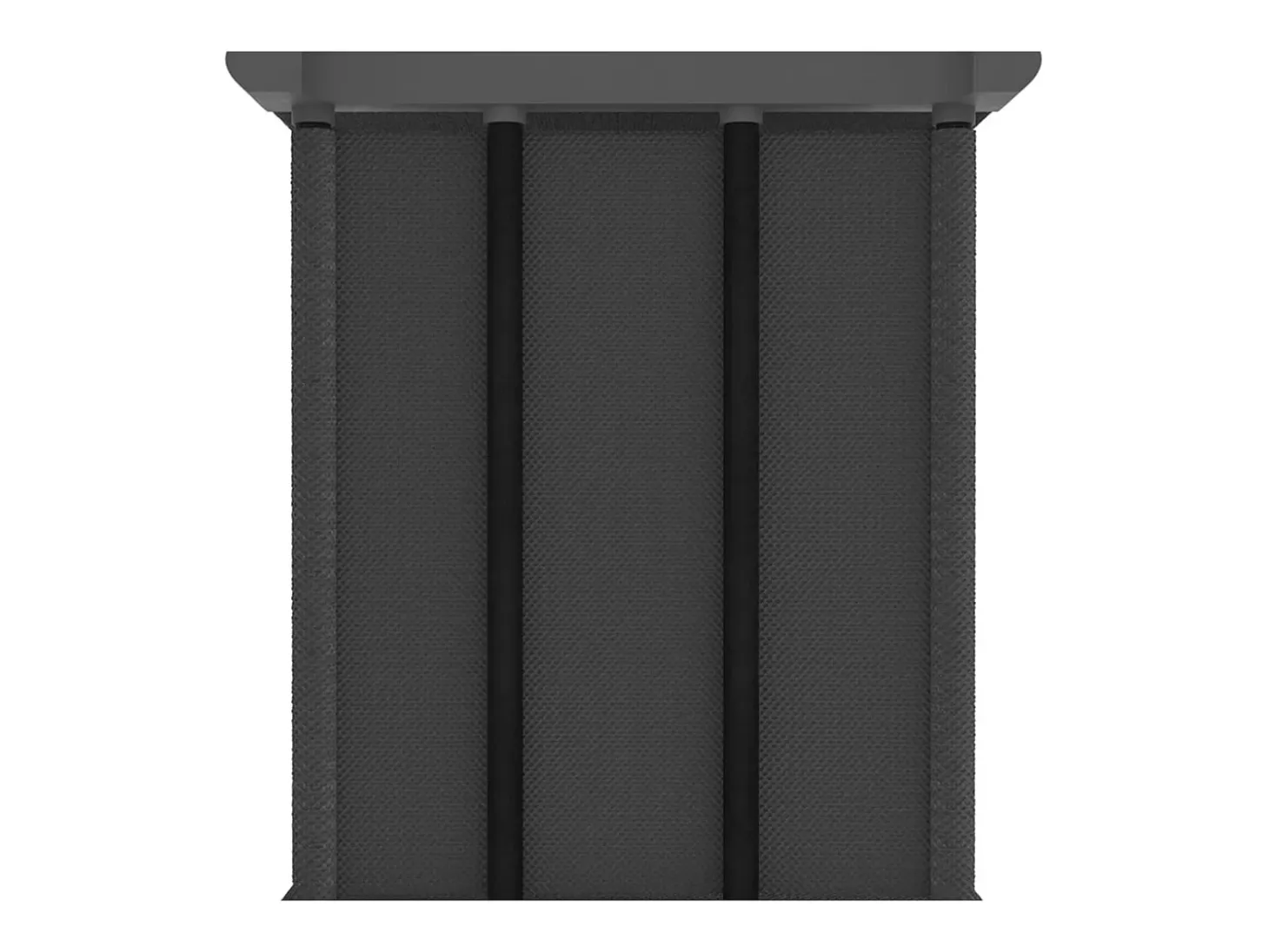 Estantería de 4 cubos de tela gris 69x30x72,5 cm