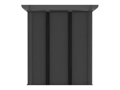 Estantería de 5 cubos de tela gris 103x30x72,5 cm