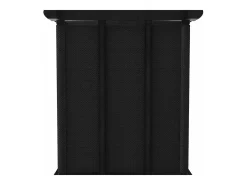 Estantería de 4 cubos de tela negra 69x30x72,5 cm ES397373