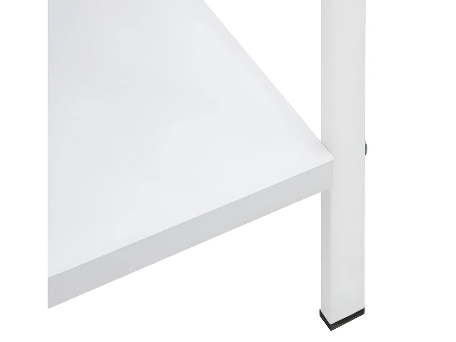 Estantería de 3 niveles aglomerado blanco 60x27,6x90,5 cm